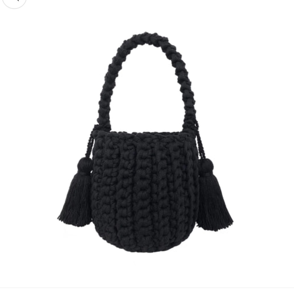 Handmade Bucket Bag - Black